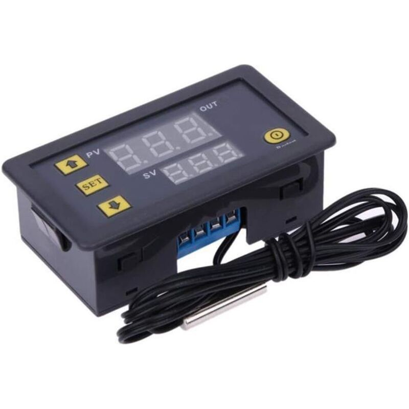 Temperaturregler – Digital-lcd, 12 V, 20 A – Bereich: -55 Bis 120 °c, Genauigkeit: 0,1 °c – Heiz- Oder Kühlmodus – 1 Stück