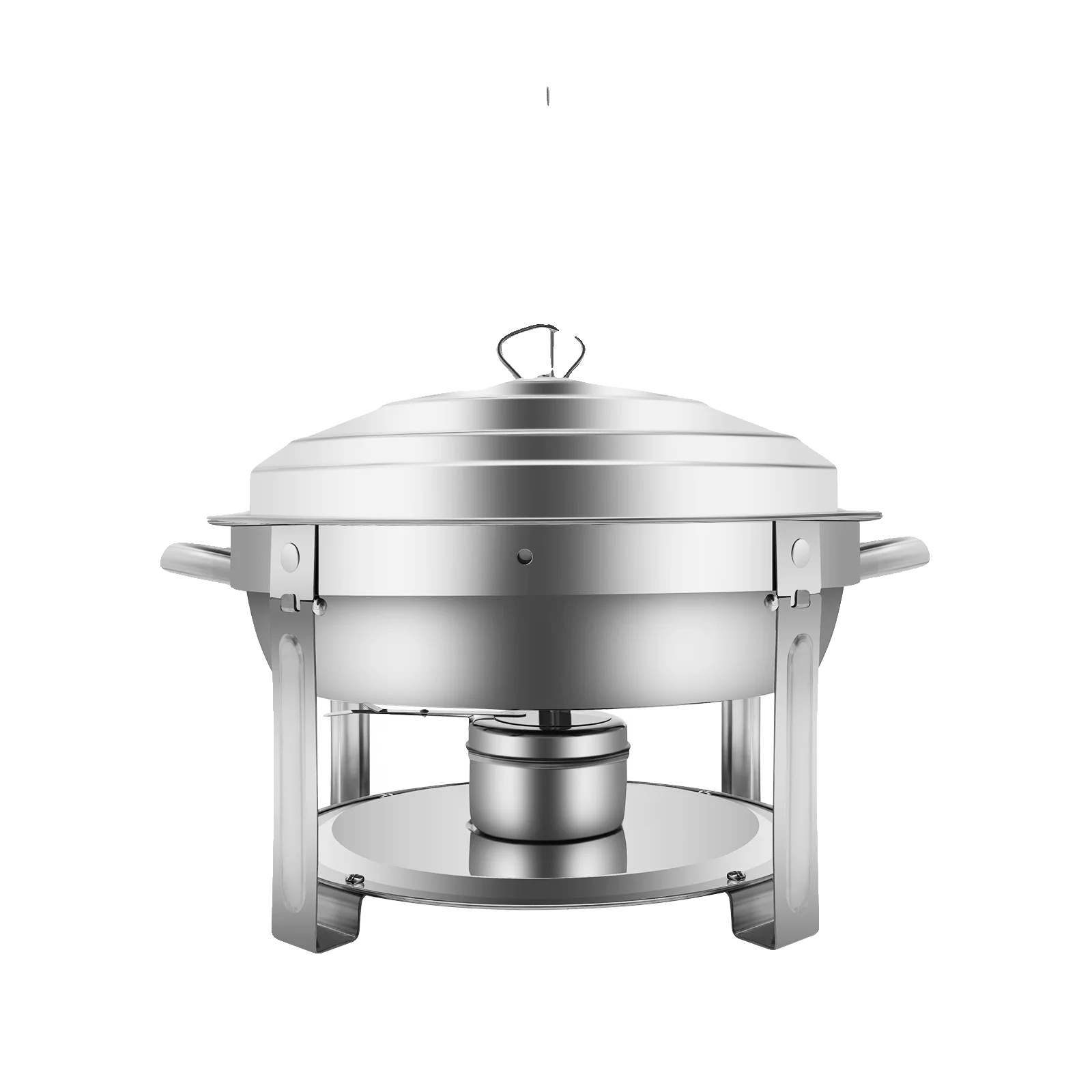 Servierschale, Edelstahl, 7,5 L Fassungsvermögen, Silber