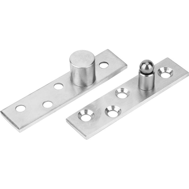 2er-packung 360-grad-drehtürscharniere, Verdeckte Drehscharniere Aus Edelstahl, Top Of Page (exzenterwelle)