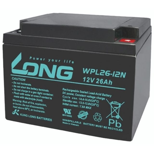 Long - kung Blei-Akkumulator life, WPL26-12N-M, 12 v-, 26 Ah