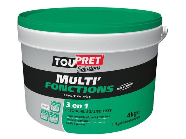 Multifunktions-Beschichtungspaste 4 kg, für Wand/Decke in TOUPRET