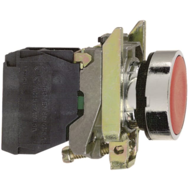 Schneider Electric - XB4BA51 Harmony XB4BA51 Drucktaster Betätiger flach 1 Taste Gelb Druckentriegelu