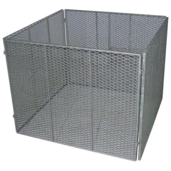Trendline - Metallkomposter 100 x 100 x 80 cm Gartenkomposter Streckmetall