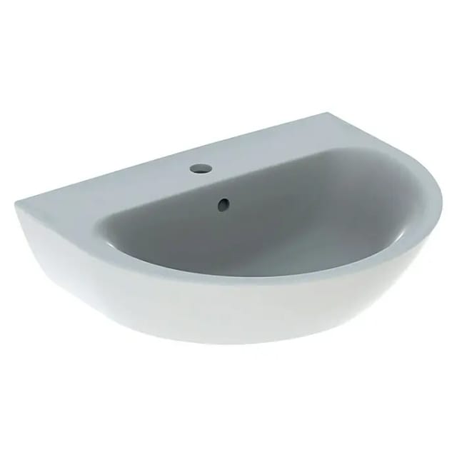 Keramag Renova Waschtisch 600x480mm mit Überlauf, mit Hahnloch 500370011 - Geberit