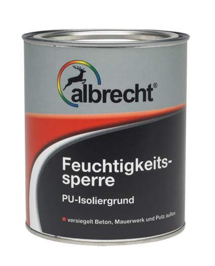 Feuchtigkeitssperre 2,5 l farblos Sperrgrund Isoliergrund Außen - Albrecht