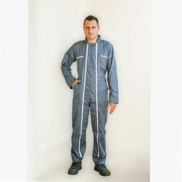 74531-Coverguard] Combinaison de travail 2 zips Coverguard Factory taille s 40/42 grise