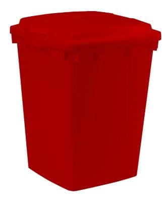 Graf Mehrzweck-Behälter eckig 90 Liter rot