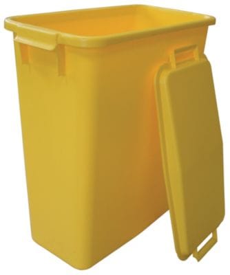 Graf Mehrzweck-Behälter eckig 60 Liter gelb