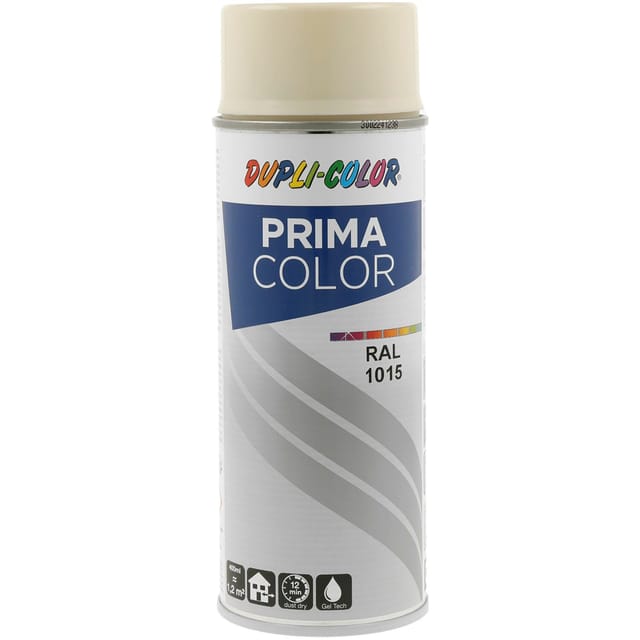 Dupli Color Prima Lackspray, Sprühlack 400ml, hellelfenbein glänzend RAL 1015