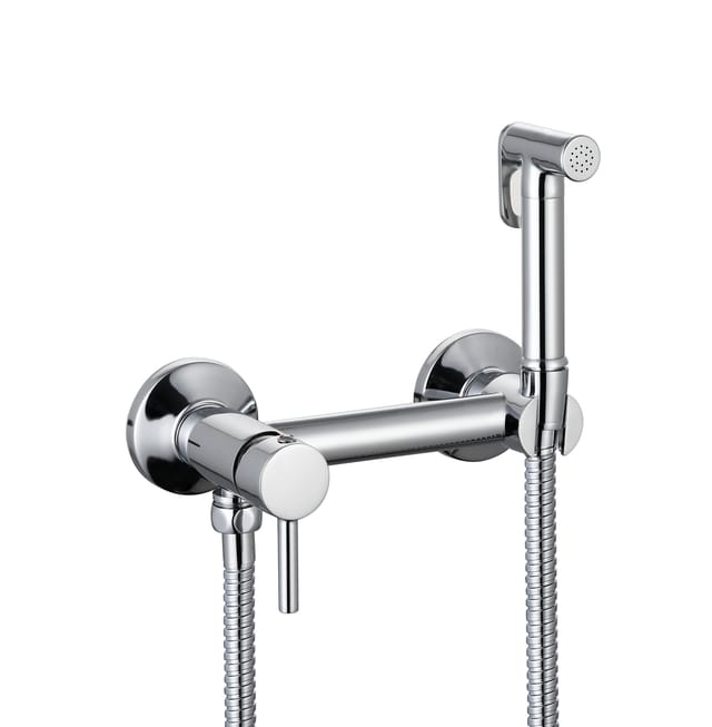 Stilform - Design WC/Bidet Handbrause Komplett Set mit Mischer Aufputz
