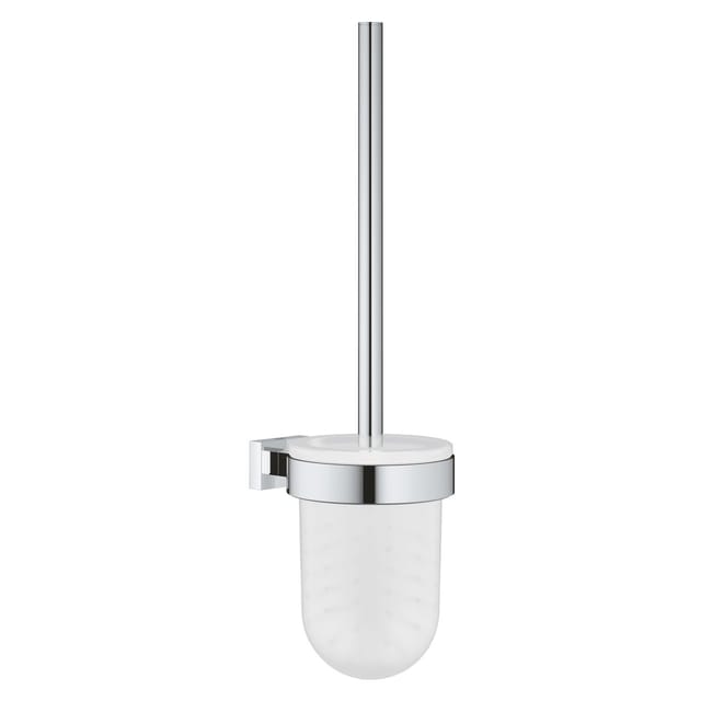 Grohe Essentials Cube - Toilettenbürstengarnitur, verchromt / Glas 40513001