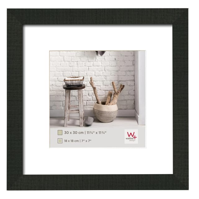 Walther Design Bilderrahmen Home 30 x 30 cm Schwarz