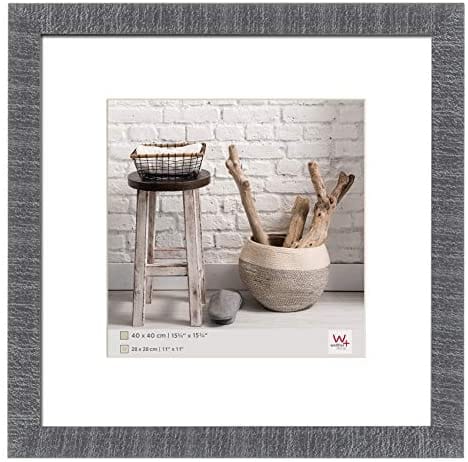 Walther Home 40x40 Holz grau HO440D Wandrahmen