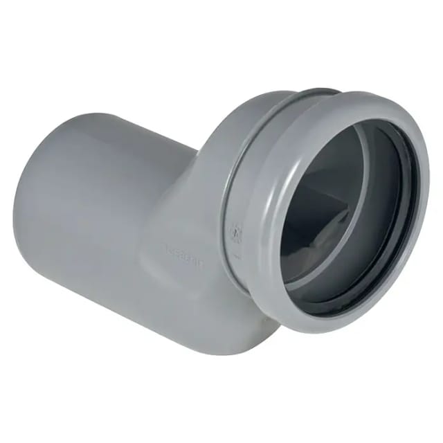 Anschluss-Set 388352291 grau, für Wand wc, etagiert, 5 cm, ø 90 mm - Geberit