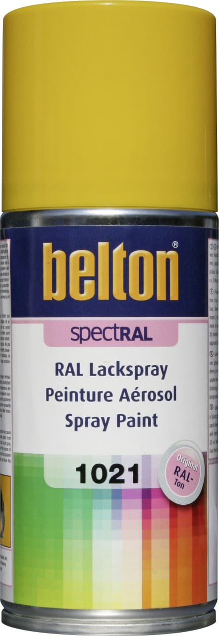 Belton - SpectRAL Lackspray 150 ml rapsgelb Sprühlack Buntlack Spraylack