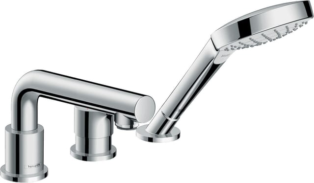 Talis s - 3-Loch-Badewannenarmatur, Chrom 72416000 - Hansgrohe