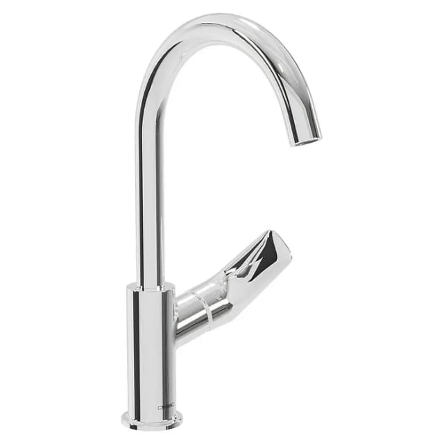 Logis Einhebel-Waschtischmischer 210mm 5l/min Chrom mit Schwenkauslauf und Zugstangen-Garnitur - Hansgrohe