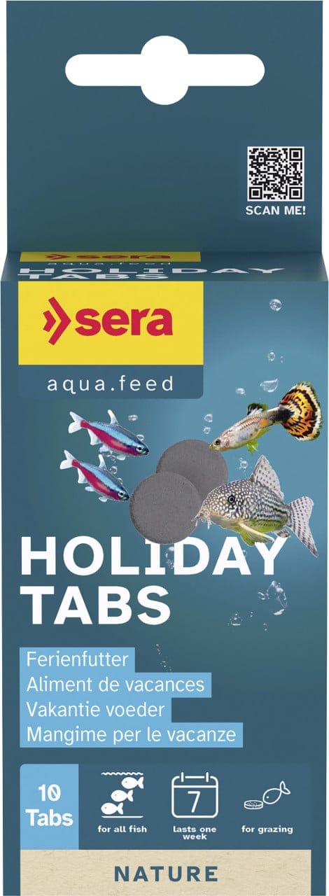 Sera Fischfutter Holiday Tabs 10 Stück Fischfutter