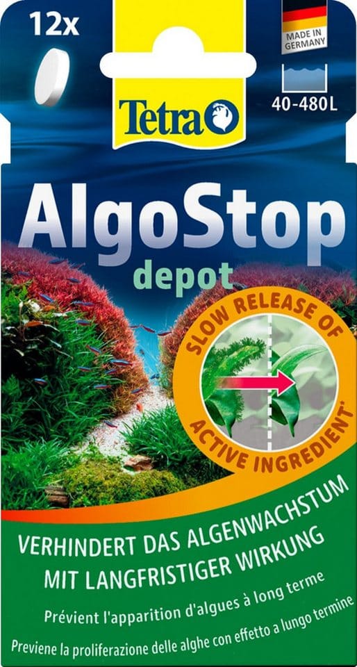 Tetra - AlgoStop Depot 12 Tabletten Aquarium-Wasseraufbereiter