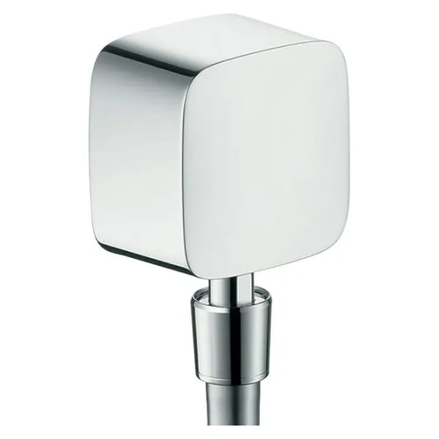 Hansgrohe - PuraVida - Wandanschluss Fixfit mit Rückflussverhinderer und Kugelgelenk, verchromt 27414000