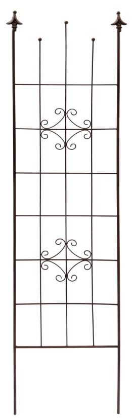 TrendLine Rankgitter braun ca. 180 cm Halterung Garten Pflanzen