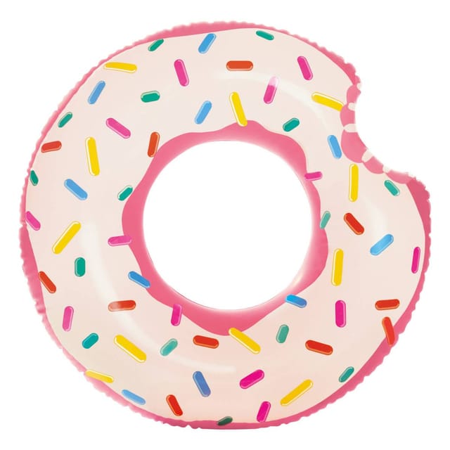 Aufblasbarer Schwimmreifen Angebissener Donut - Durchm. 107 cm Intex