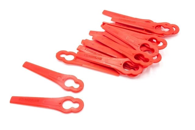 Vhbw - 20x Ersatz-Messer kompatibel mit Einhell rg-ct 18/1 Li, bg-ct 18 Li, ge-ct 18 Li Rasentrimmer - Ersatzklinge Rot, Kunststoff