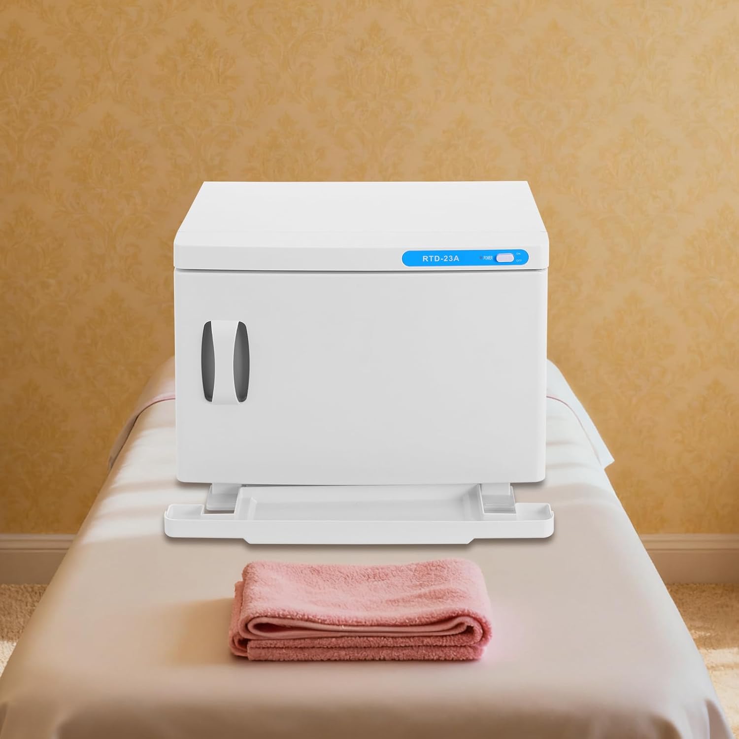 Handtuchwärmer, 23l 200w Handtuchheizschrank Kosmetik Kompressen Towel Handtuch Wärmer Hot Cabinet, Friseursalon Kosmetikstudio Spa