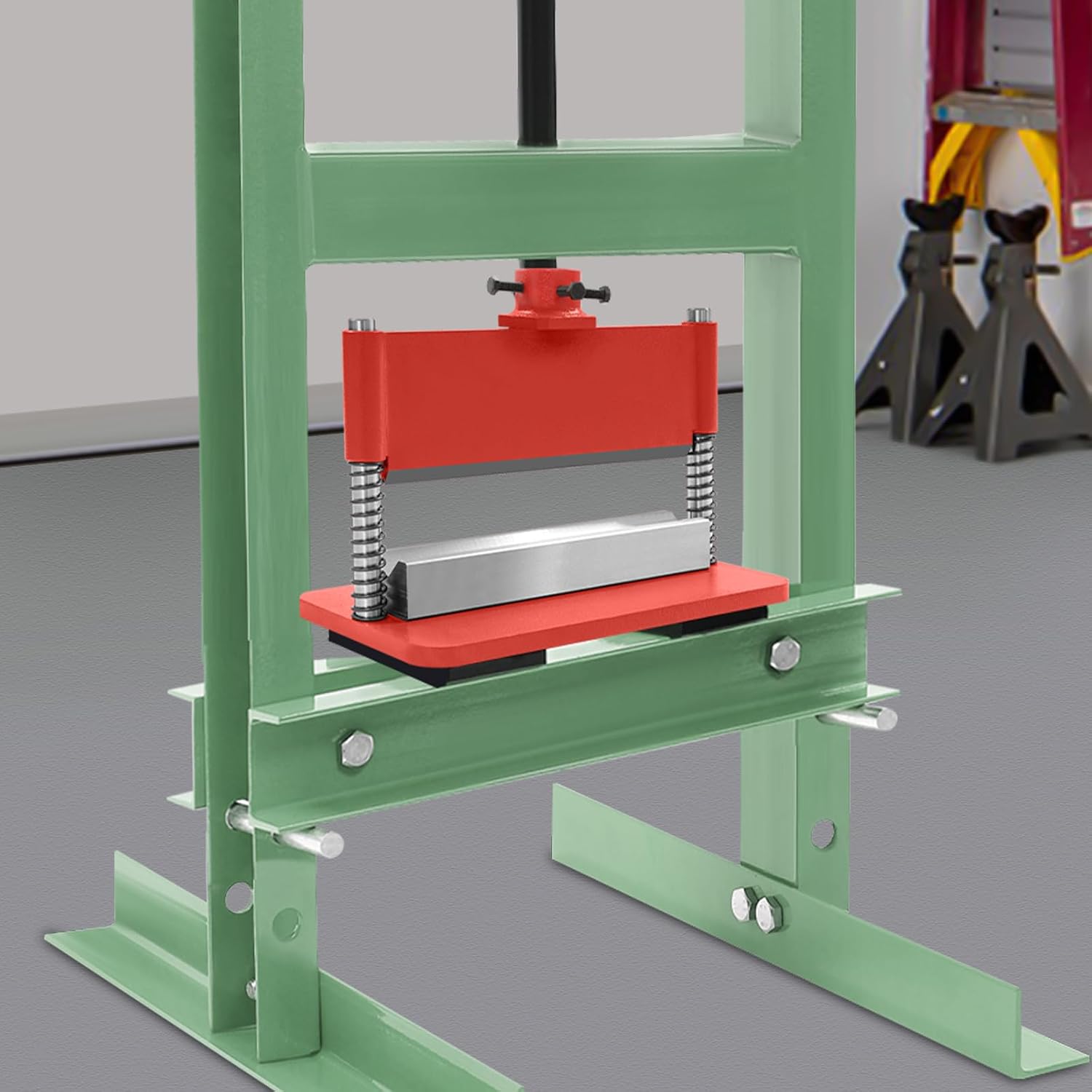 Abkantpressenaufsatz Für Hydraulische Werkstattpressen 12/20-tonnen Max. Biege-länge: 12 Zoll Biege-dicke: 48 Mm Biegewinkel: 90° (rot)