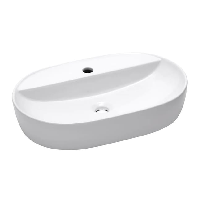 Swiss Aqua Technologies - Infinitio Aufsatzwaschbecken 60 x 40 x 12,5 cm ohne Überlauf, weiß (SATINF6040)