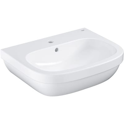 Euro Keramik Waschtisch 60 cm mit PureGuard Oberfläche alpinweiß 3933500H - Grohe
