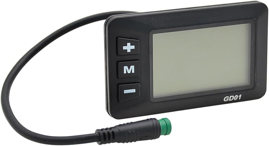 Gd01 24v 36v 48v Lcd-display, 5-poliger Stecker, Fahrradcomputer, Einstellbare Hintergrundbeleuchtung, Helligkeit, Geschwindigkeit, Kilometerzähler, Für Jn-controller Und Motor