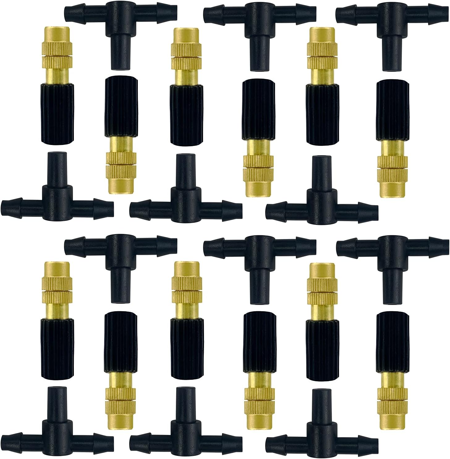 Set Mit 12 Verstellbaren Messing-sprühdüsen Für Bewässerungssysteme, Tropfbewässerungssprüher, 4/7-bewässerungsdüsen