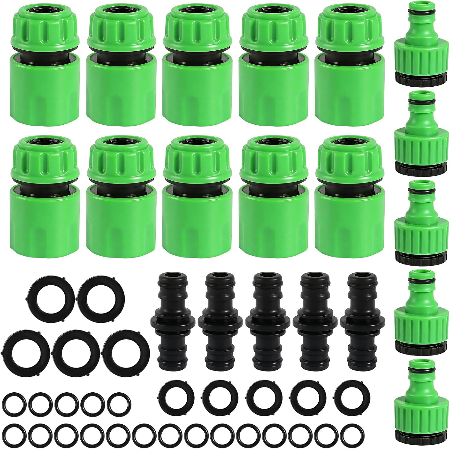 20-teiliges Gartenschlauch-anschlussset, 1/2-zoll-gartenschlauch-anschlussset, Gartenschlauch-wasserhahnadapter, Gartenschlauchadapter