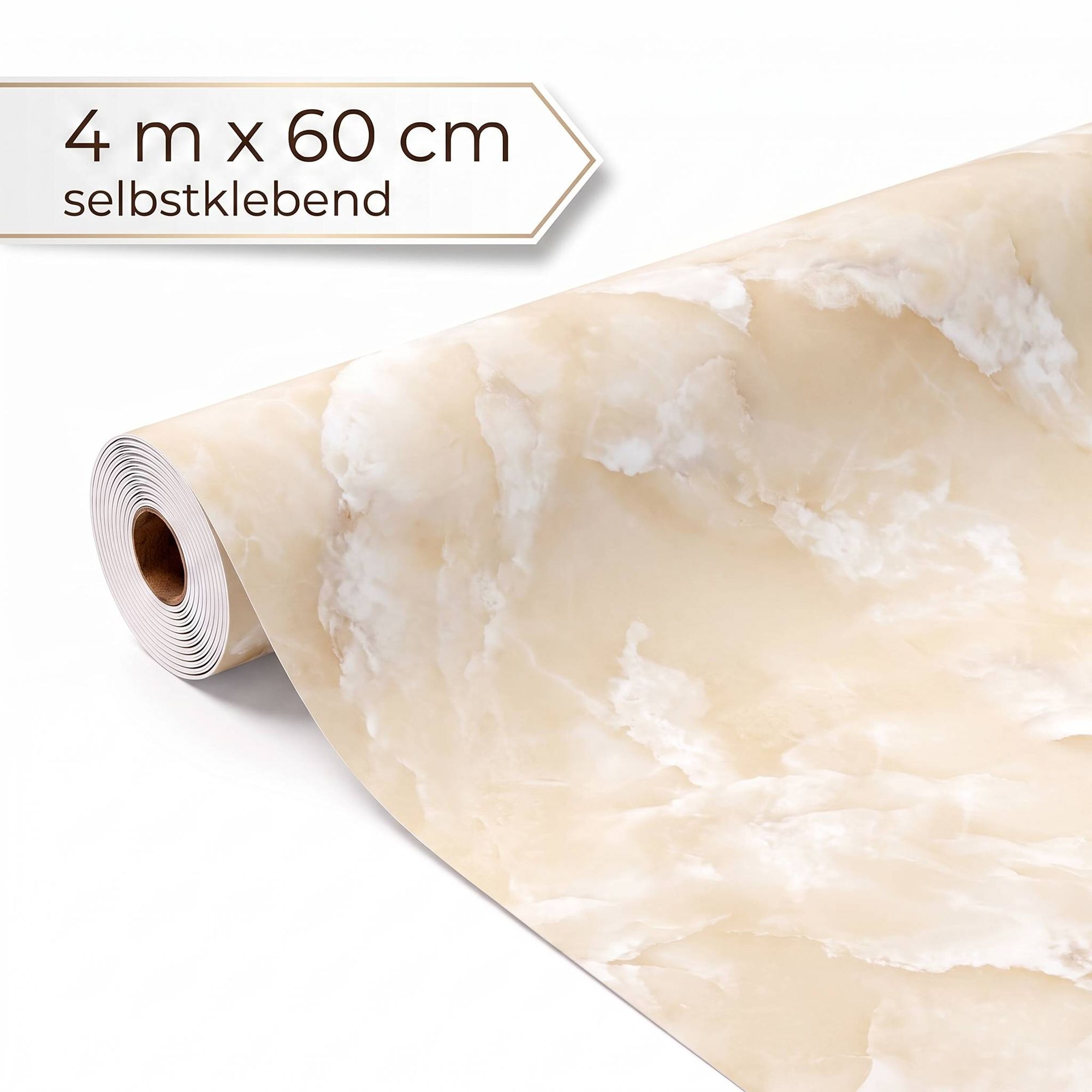 Dalsys Wandverkleidung Selbstklebend 4m Rolle X 60cm Zitronengelb Pvc