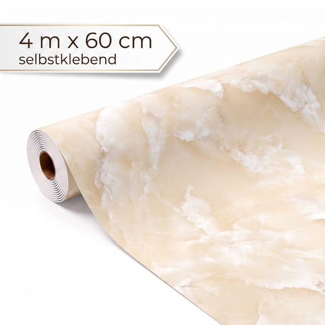 Dalsys Wandverkleidung Selbstklebend 4m Rolle X 60cm Zitronengelb Pvc