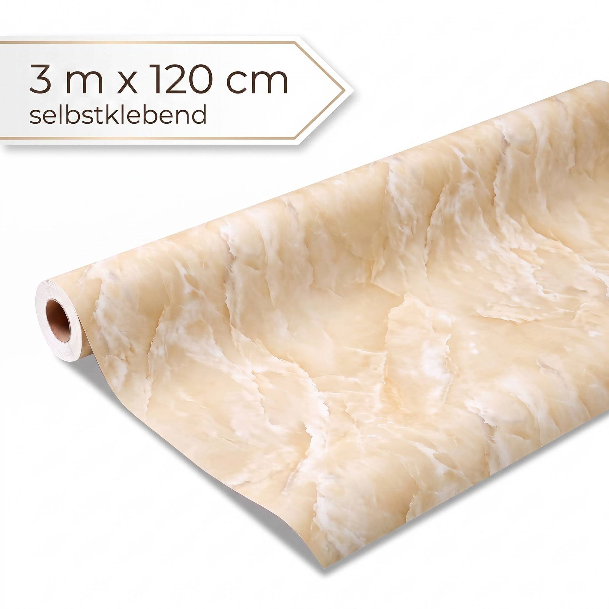 Dalsys Wandverkleidung Selbstklebend 3m Rolle X 120cm Zitronengelb Pvc