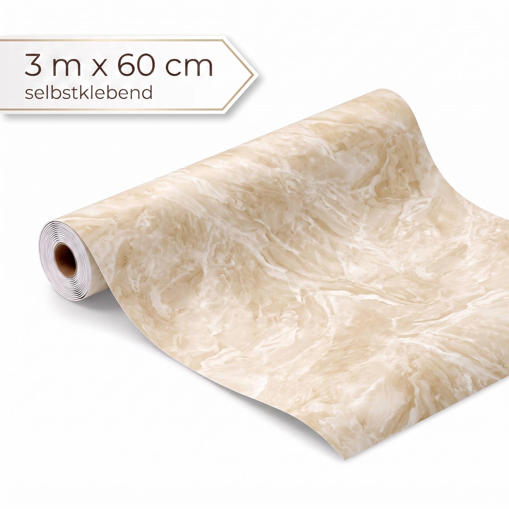Dalsys Wandverkleidung Selbstklebend 3m Rolle X 60cm Zitronengelb Pvc