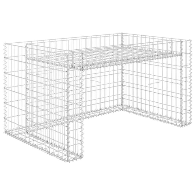 Vidaxl - Rasenmäher-Garage mit Hochbeet 110x80x60 cm Stahldraht
