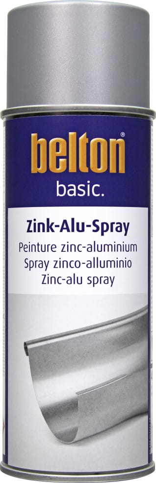 Belton - basic Zink-Alu-Spray 400 ml silbergrau Rostschutzlack Lackspray