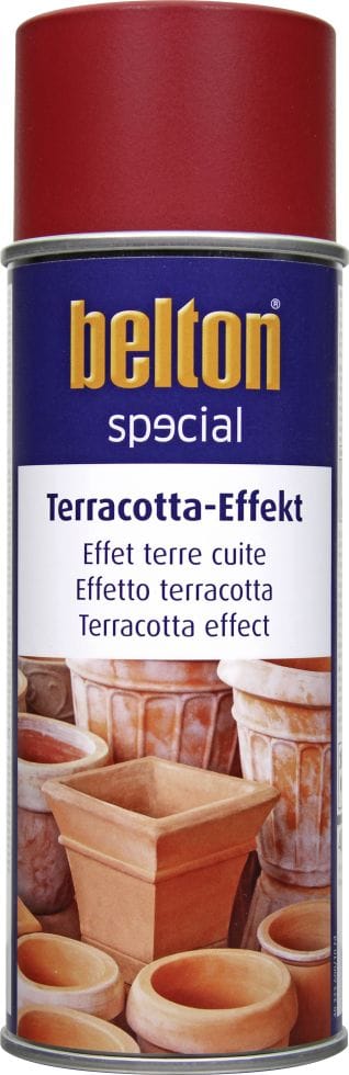 Special Terracotta Effekt-Spray 400 ml orientrot Lackspray Effektlack - Belton
