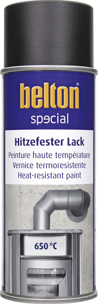 Belton - special Lackspray Hitzefest bis 650°C 400 ml schwarz Speziallack Thermo