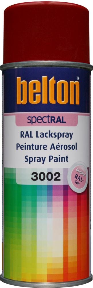 SpectRAL Lackspray 400 ml karminrot Sprühlack Buntlack Spraylack - Belton