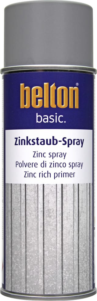 Belton - basic Zinkstaub-Spray 400 ml grau Rostschutz Rostschutzspray
