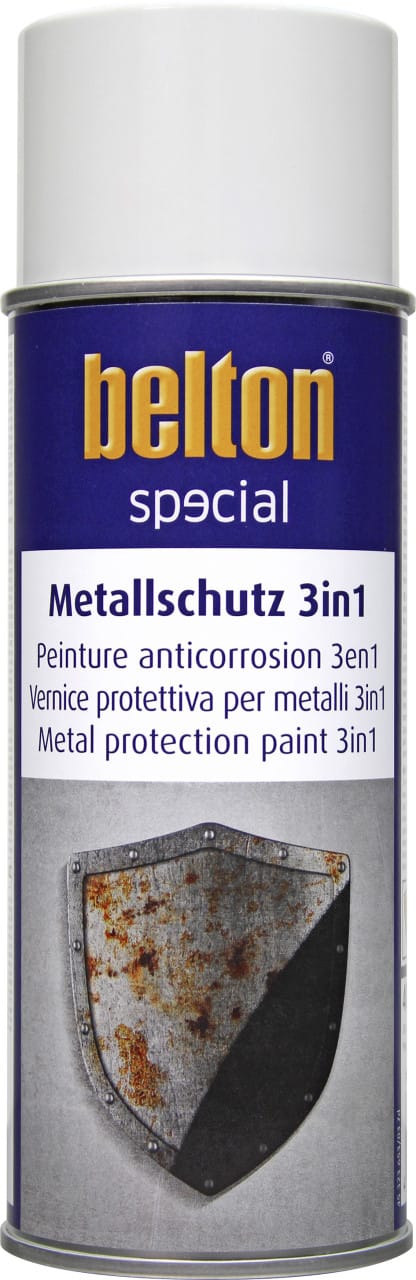 Lackspray Special Metallschutzlack 400 ml weiß Speziallack Schutzlack - Belton