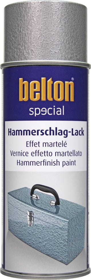 Belton - special Hammerschlag-Lackspray 400 ml silber Spraylack Schutzlack