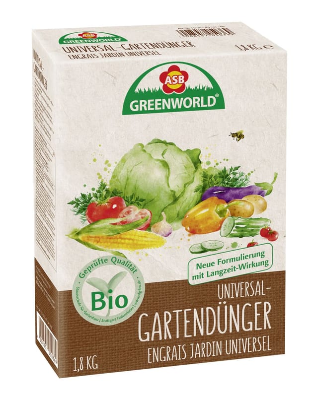 Asb Greenworld - Bio Universal Gartendünger 1,8 kg Dünger Universaldünger