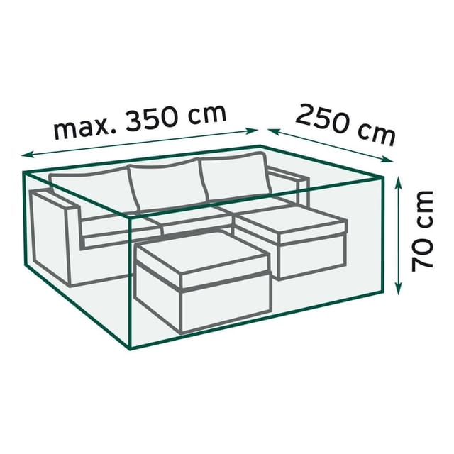 TrendLine Schutzhülle Exclusive Lounge 350x250x70 cm Abdeckung Gartenmöbel