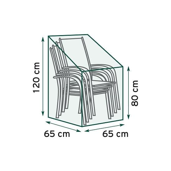 Schutzhülle Exclusive Stapelstühle 65 x 65 x 80/120 cm Abdeckung Hülle - Trendline