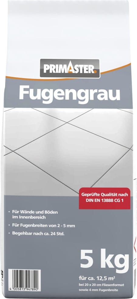 Primaster - Fugengrau 5 kg 2-5 mm
